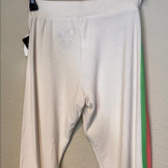 Chaser Vintage Stripe Cozy Knit Lounger Pants - Picture 11 of 13